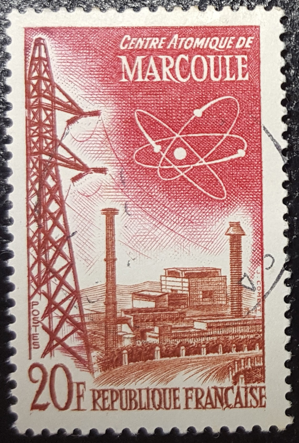 YT1204 Centre atomique de Marcoule 20F 1959