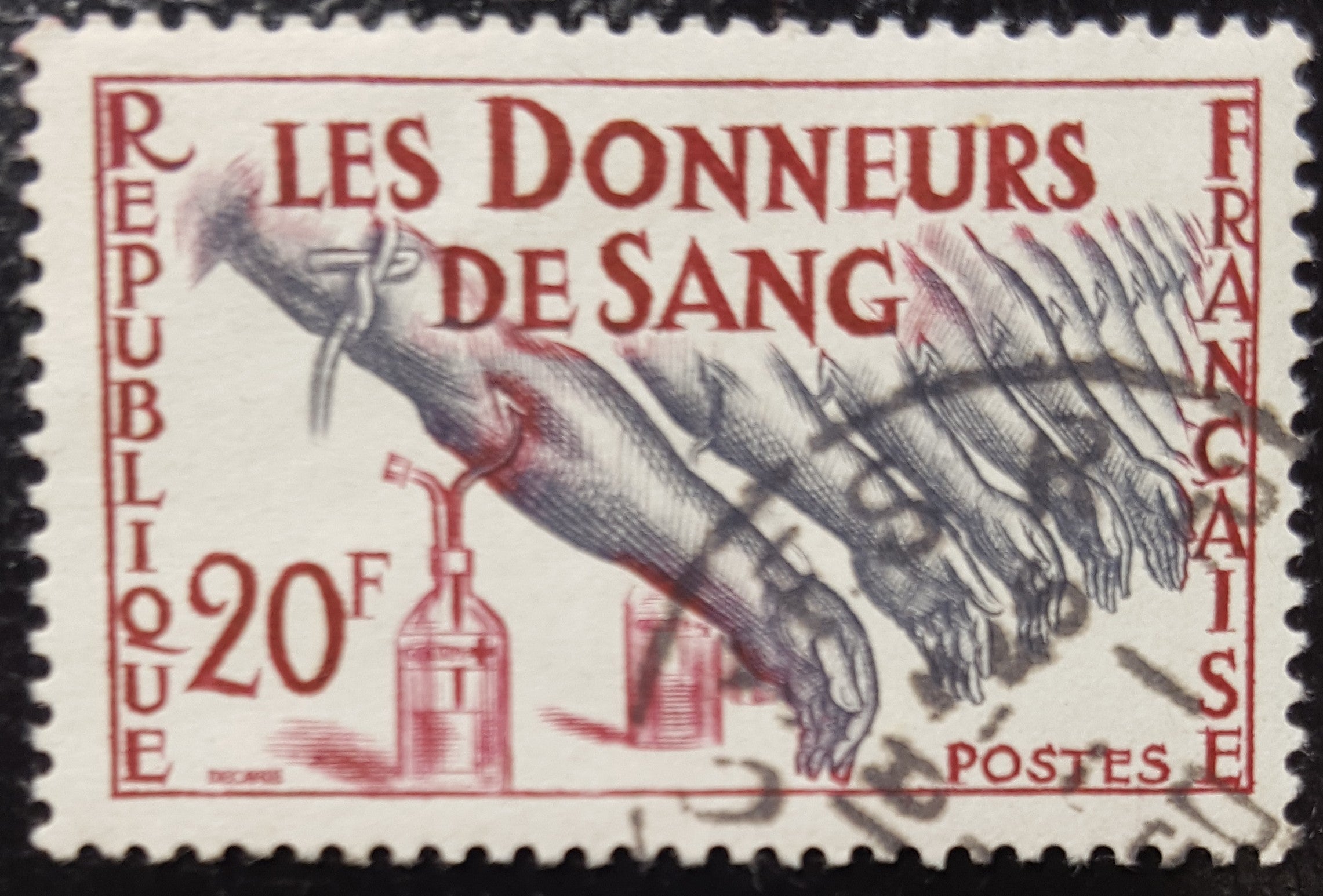 YT1220 Les donneurs de sang 20F 1959