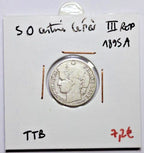 50 Centimes Cérès III Rep 1895 A TTB