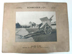 Photo publicitaire de Schneider Artillerie de siège matériel de 155mm SC 150