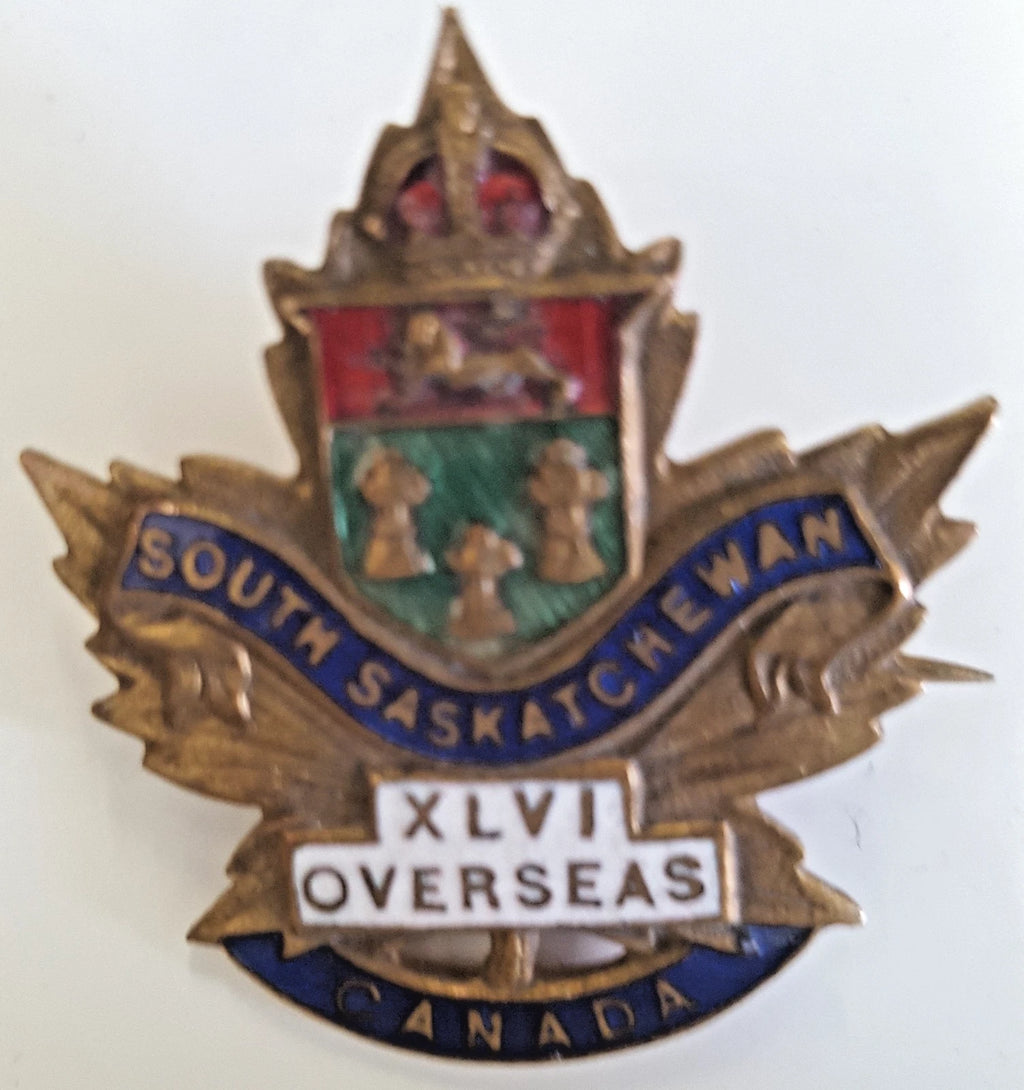 Sweetheart Brooch 46th battalion Canadian CEF WW1