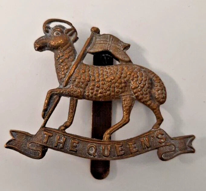 Badge1424E The Queen’s Royal Regiment (West Surrey) economy issue 1916