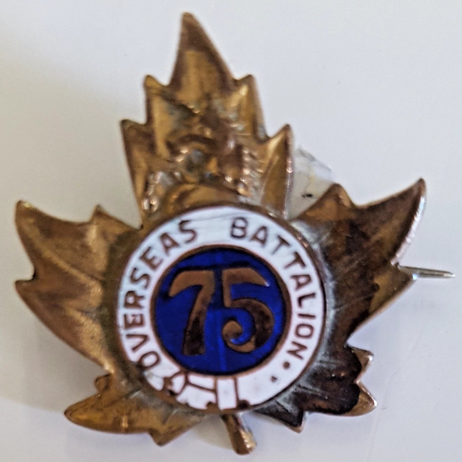 Sweetheart Brooch 75th battalion Canadian CEF WW1