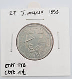 2 Francs Jean Moulin 1993 TTB