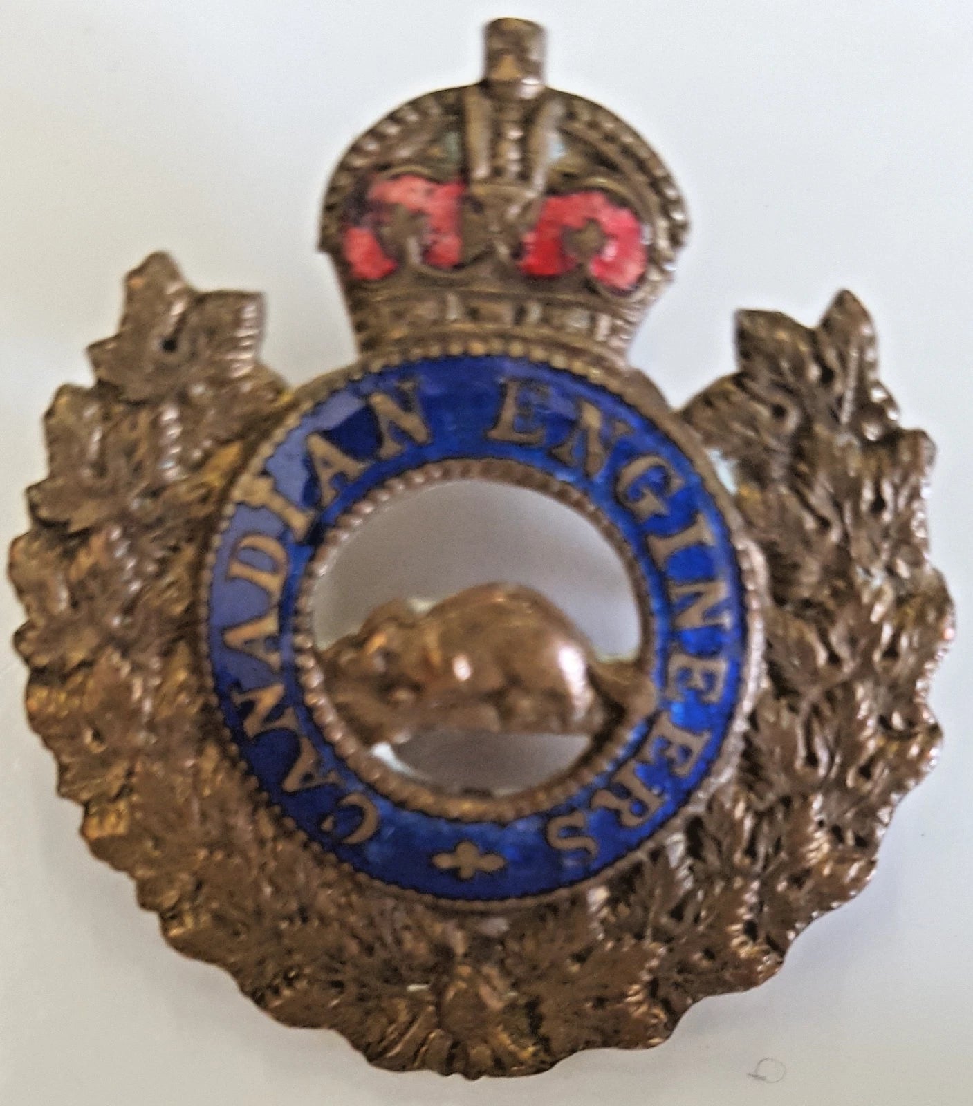 Sweetheart Brooch Canadian Engineers Tiptaft B'Ham CEF WW1