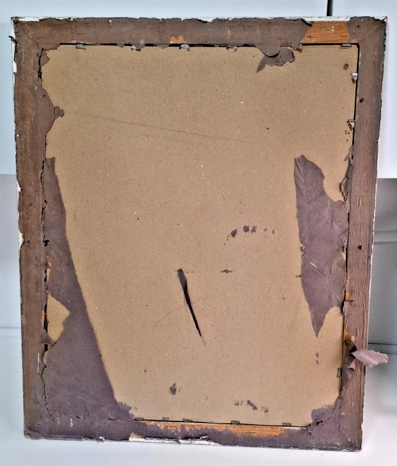 Cadre de René Leclerc du 8e Zouaves de Marche avec ses médailles