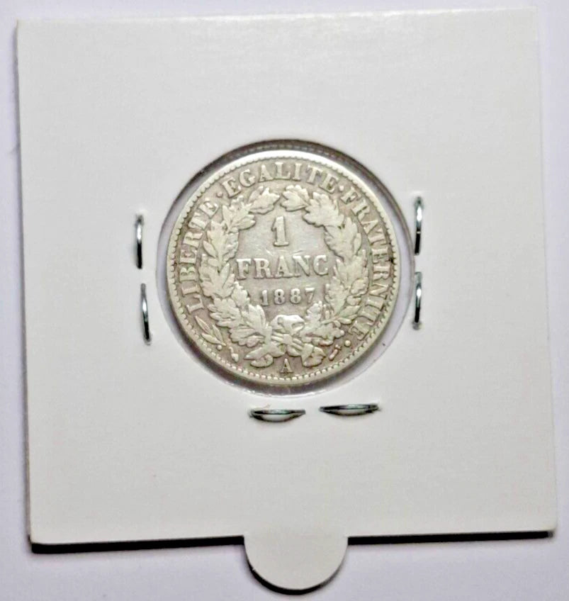 1 Franc Cérès III Rep 1887 A SUP