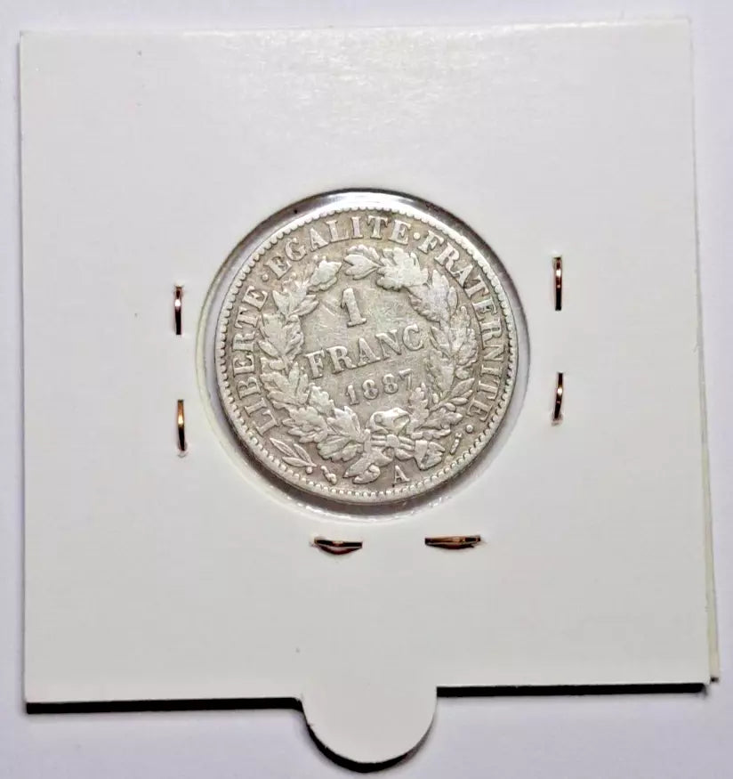 1 Franc Cérès III Rep 1887 A SUP