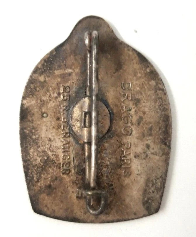 27° Régiment d’Artillerie Divisionnaire, canon vert, pastille lisse