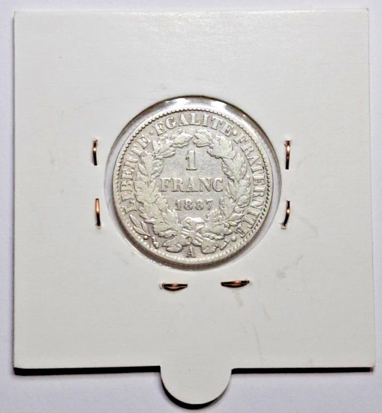 1 Franc Cérès III Rep 1887 A SUP