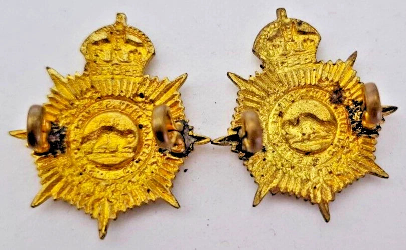 Collar896C Pair collars Canadian Army Service Corps WW1