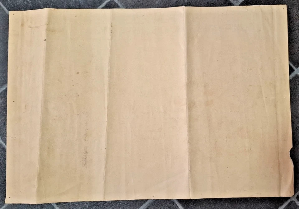 Diplôme Médaille de l'Occupation de la Rhénanie et de la Ruhr (armée du Rhin)