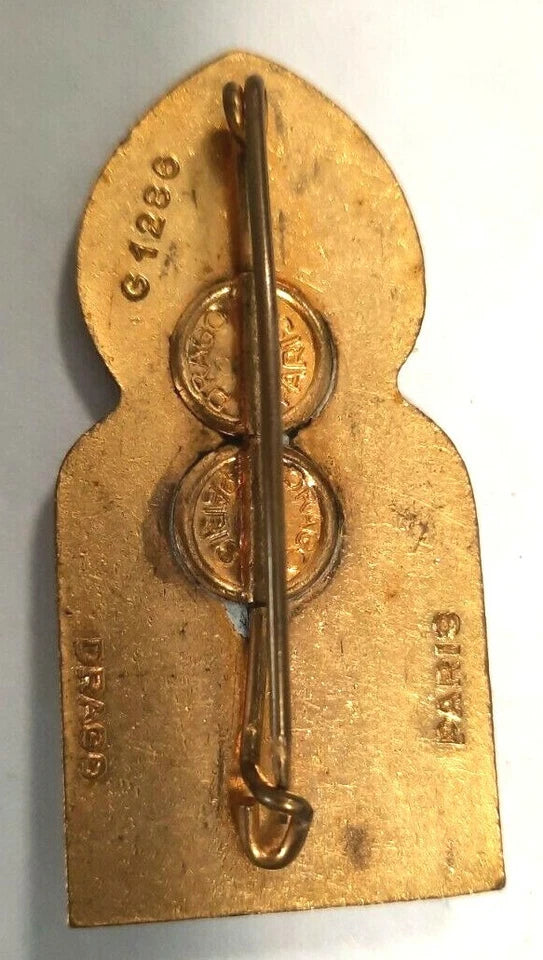 50° Bataillon du Génie, émail, dos lisse