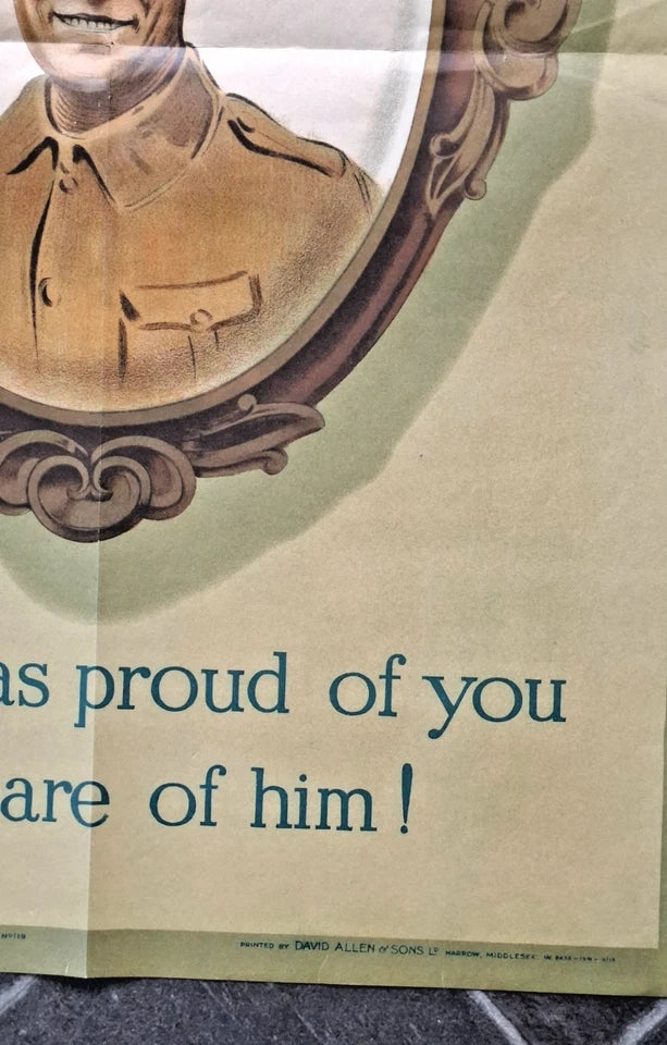 "Make Us Proud Of You" genuine WW1 Army recruiting poster