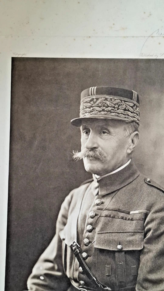 Portrait original du Maréchal Foch réalisé pour une maison d'éditions de Paris