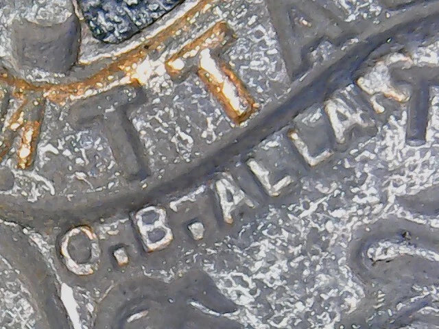 Collar808C Canadian 1st Depot Battalion (British Columbia) O.B. Allan WW1