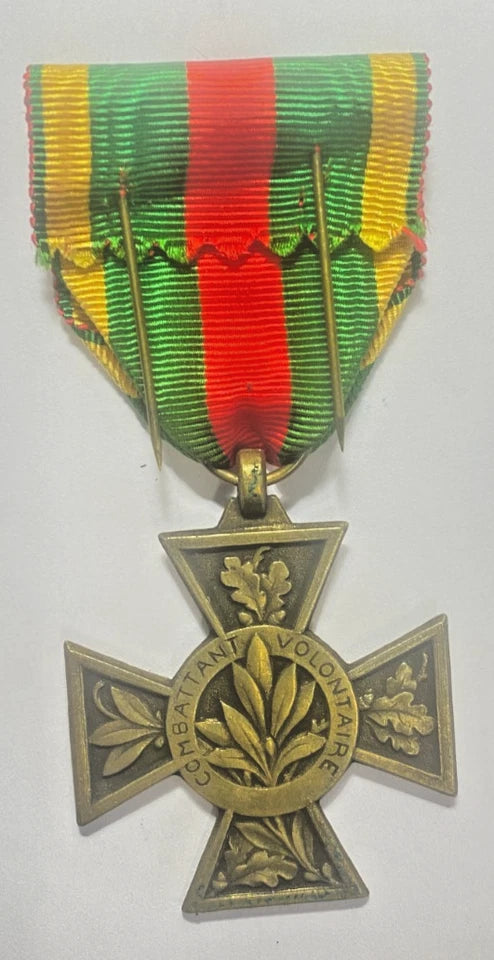 Croix du Combattant Volontaire 1914-1918 gros module (sans millésimes)