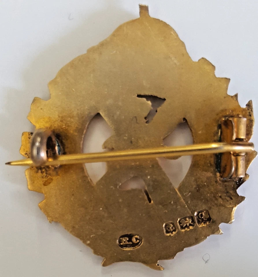 Sweetheart Brooch 43rd Cameron Highlanders of Canada battalion 1915 silver CEF
