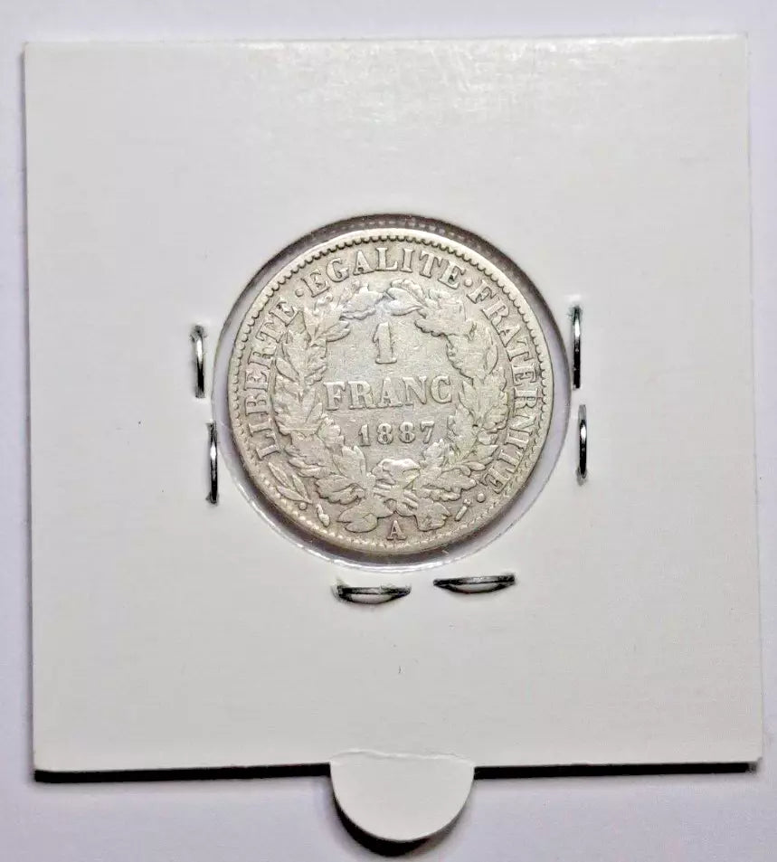 1 Franc Cérès III Rep 1887 A SUP