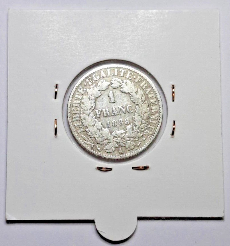 1 Franc Cérès III Rep 1888 A SUP