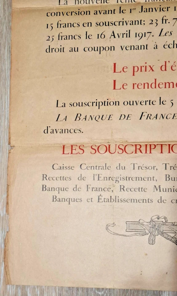 Affiche 2e emprunt de La défense nationale 1916