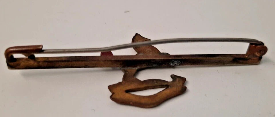 Sweetheart Tie Bar King's Regiment enameld WW1